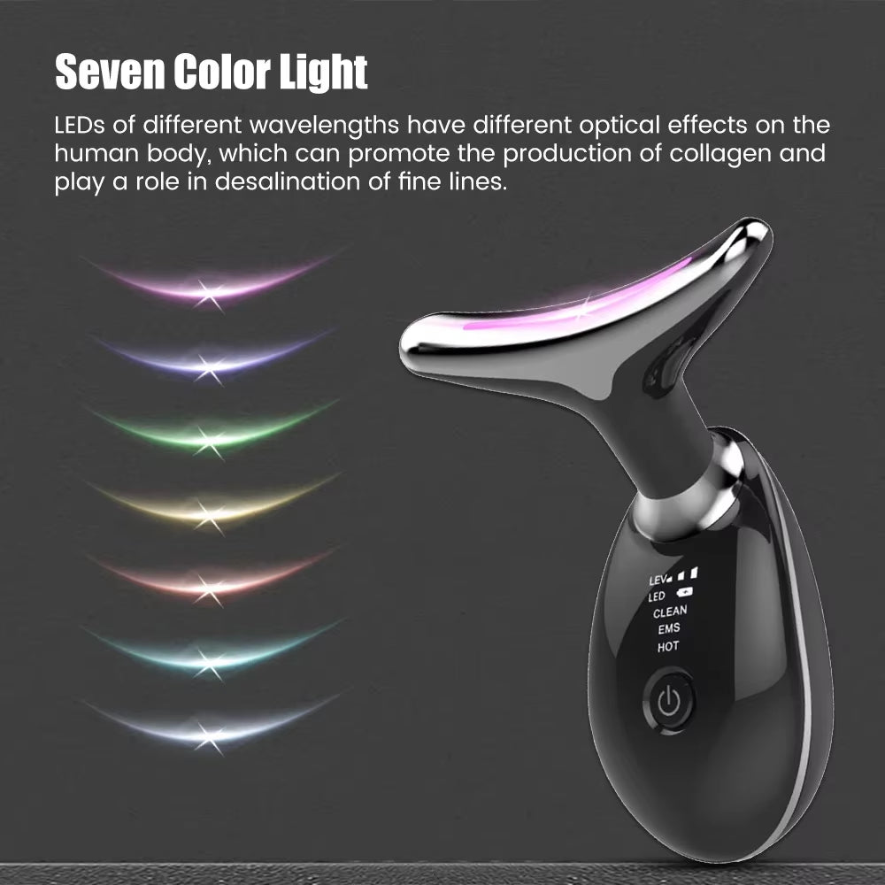 7 - in - 1 LED Face & Neck Lifter – Sculpt, Tighten & Glow - Sunflower farm life