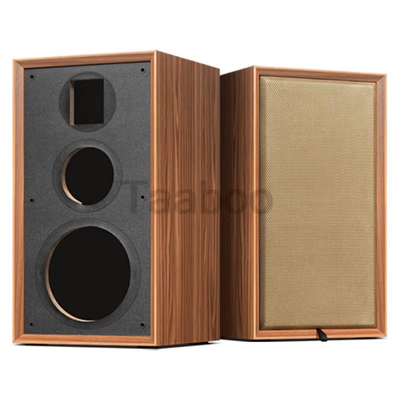 8 Inch Three - Way Labyrinth Speaker Empty Box Bookshelf Speaker Home Speaker DIY Hifi Audio Wooden Handmade Box Passive Speaker - Sunflower farm life