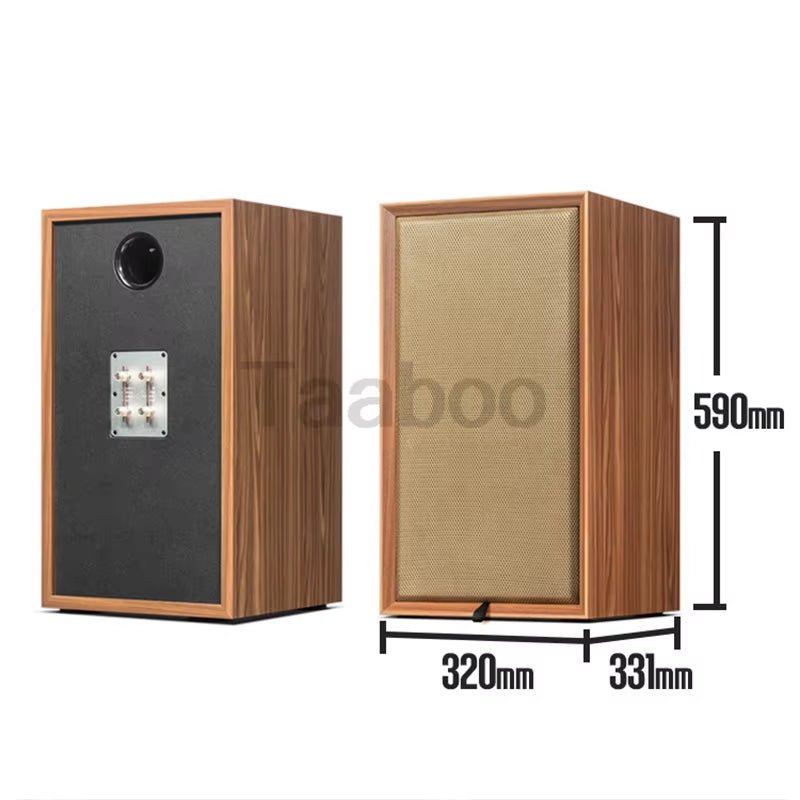 8 Inch Three - Way Labyrinth Speaker Empty Box Bookshelf Speaker Home Speaker DIY Hifi Audio Wooden Handmade Box Passive Speaker - Sunflower farm life