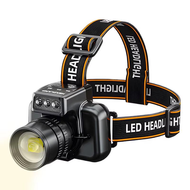 BeamLite™ Rechargeable LED Headlamp – High - Power Forehead Torch for Outdoor Adventures - Sunflower farm life