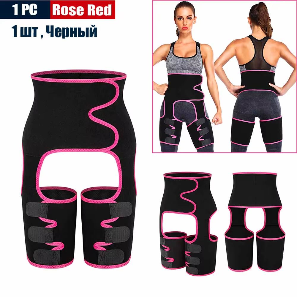 Body 3 - In - 1 Waist and Thigh Trimmer for Women Weight Loss Butt Lifter Waist Trainer Slimming Support Belt Hip Raise Shapewear - Sunflower farm life