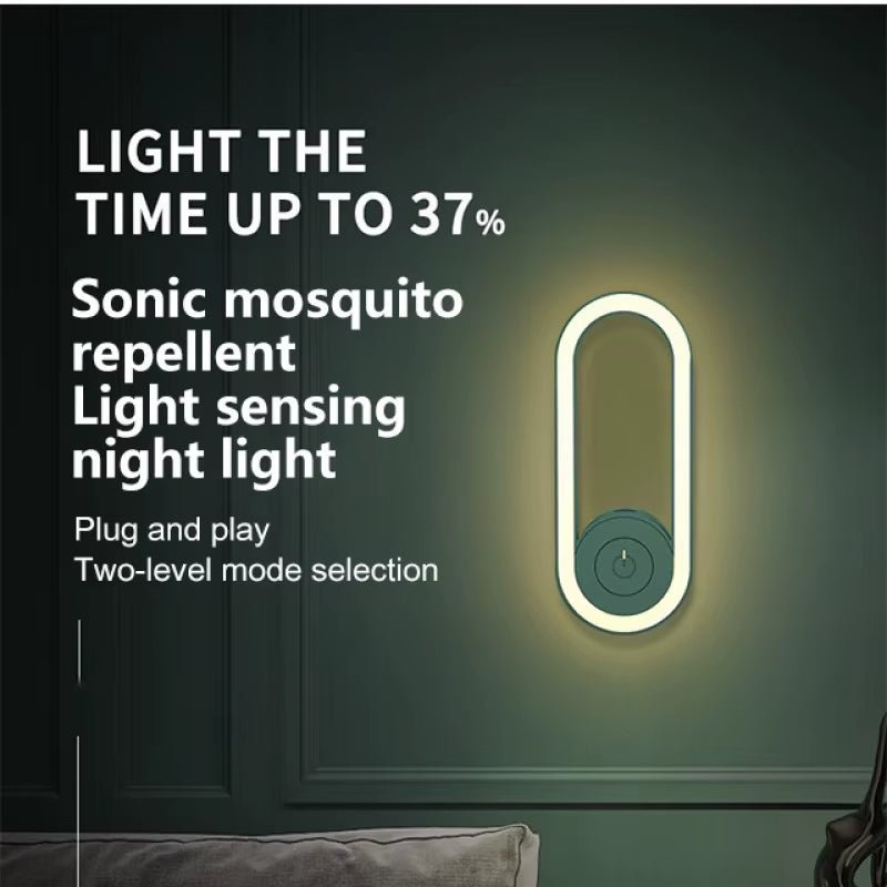 BuzzShield™ Ultrasonic Mosquito Repeller & LED Night Lamp – Sleep Tight, Bite - Free, Every Night - Sunflower farm life