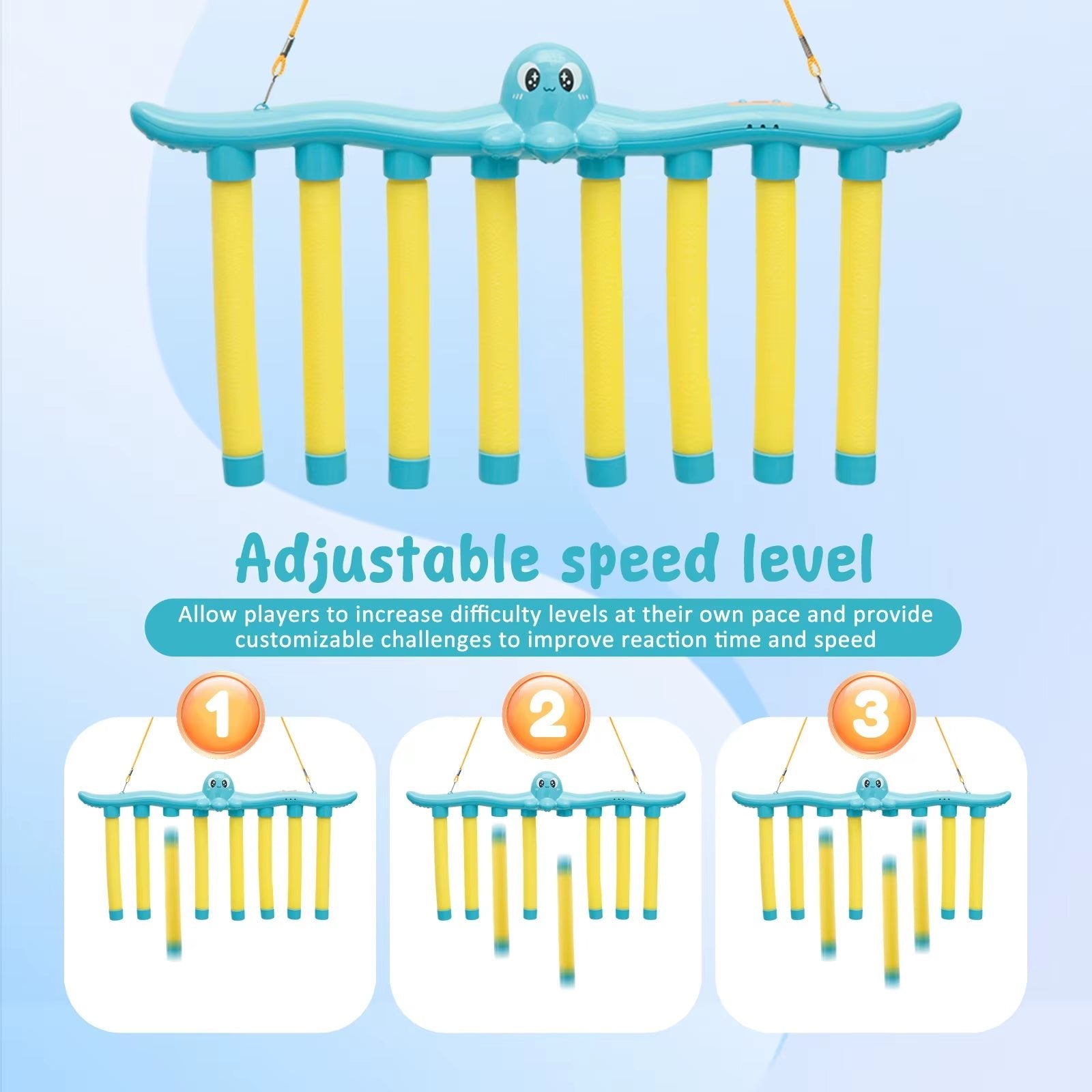 Challenge Falling Sticks Game Kids Stick Catching Toy Training Reaction Hand Eye Educational Parent - Child Interactive Toy Sports - Sunflower farm life