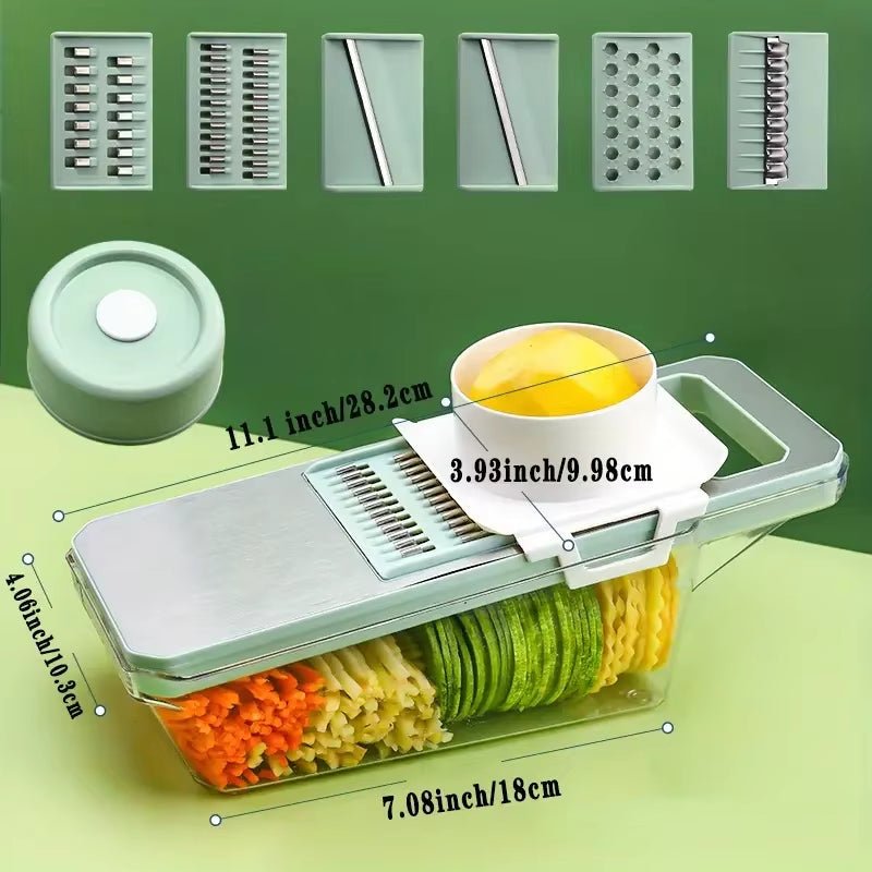 ChopMaster 6 - in - 1 Manual Vegetable Chopper – Ultimate Kitchen Slicer for Fast, Easy Prep Description: - Sunflower farm life