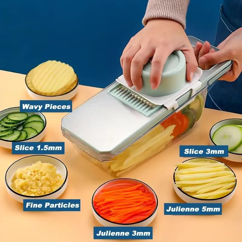 ChopMaster 6 - in - 1 Manual Vegetable Chopper – Ultimate Kitchen Slicer for Fast, Easy Prep Description: - Sunflower farm life