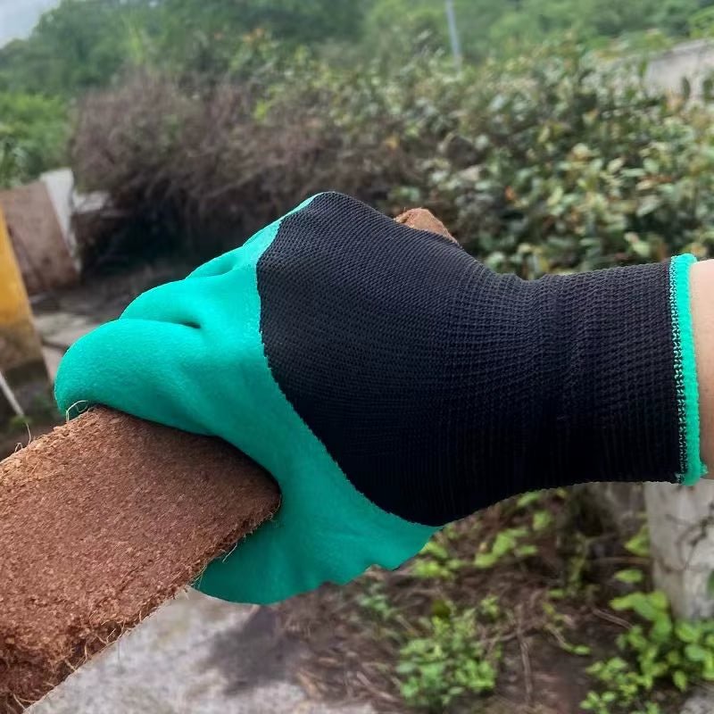 ClawMaster Garden Gloves – Digging & Planting Gloves with Non - Slip Grip and Built - In Claws - Sunflower farm life