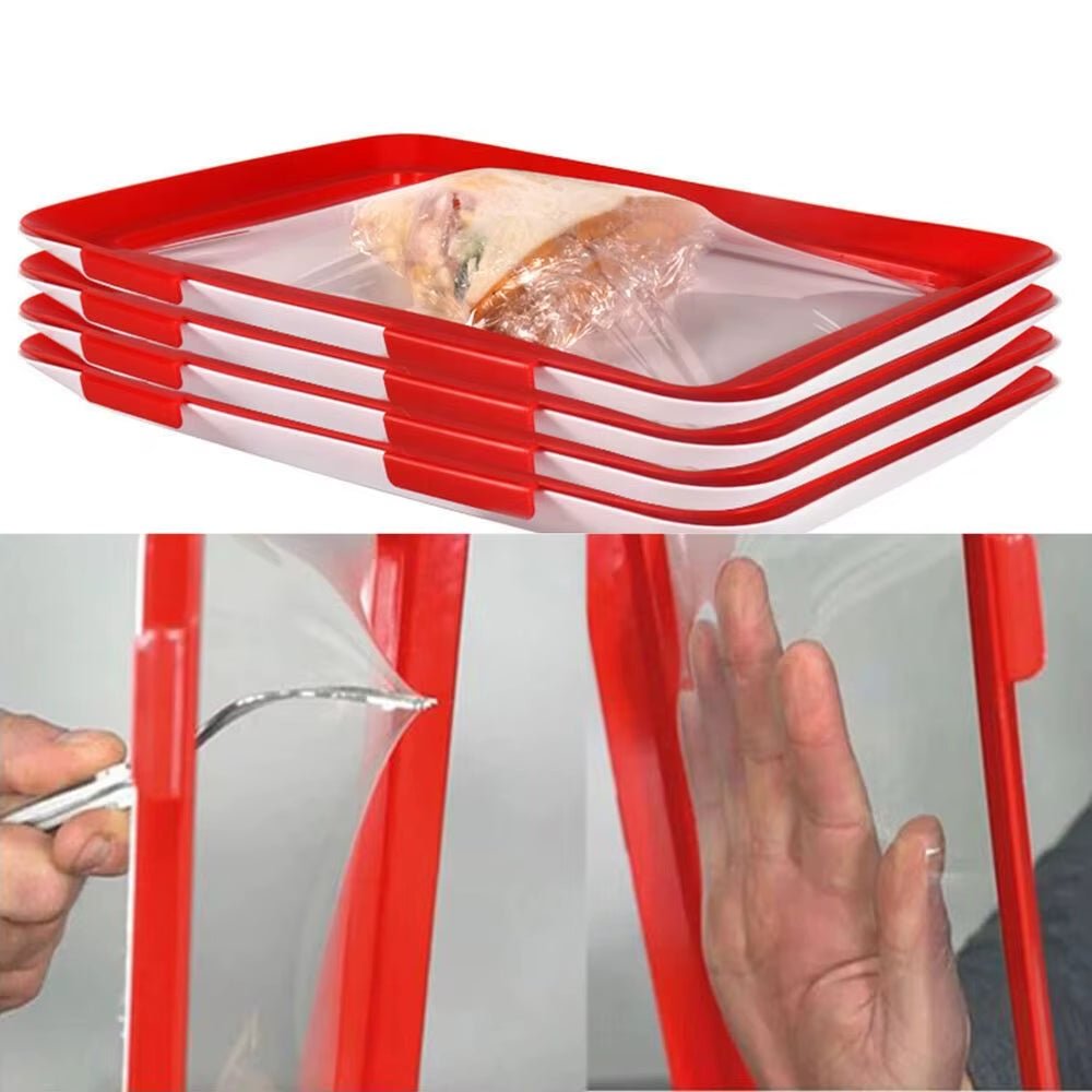 FreshPrep Reusable Meal Prep Tray – Stackable BPA - Free Food Storage Containers for Easy Preservation - Sunflower farm life