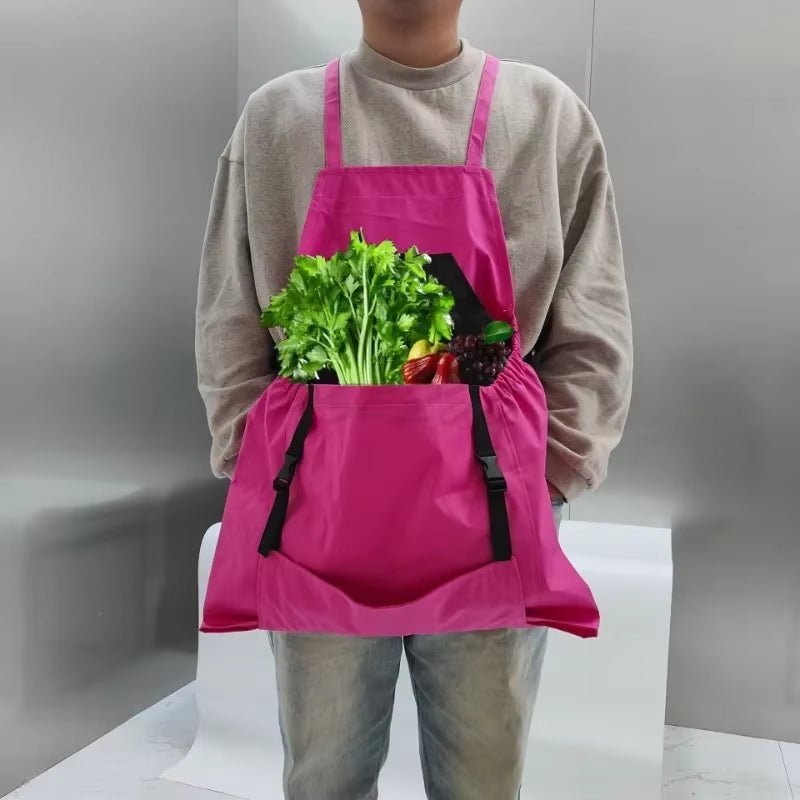 HarvestMate Outdoor Apron – Large Pocket Gardening Apron Backpack for Efficient Harvesting & Tool Storage - Sunflower farm life