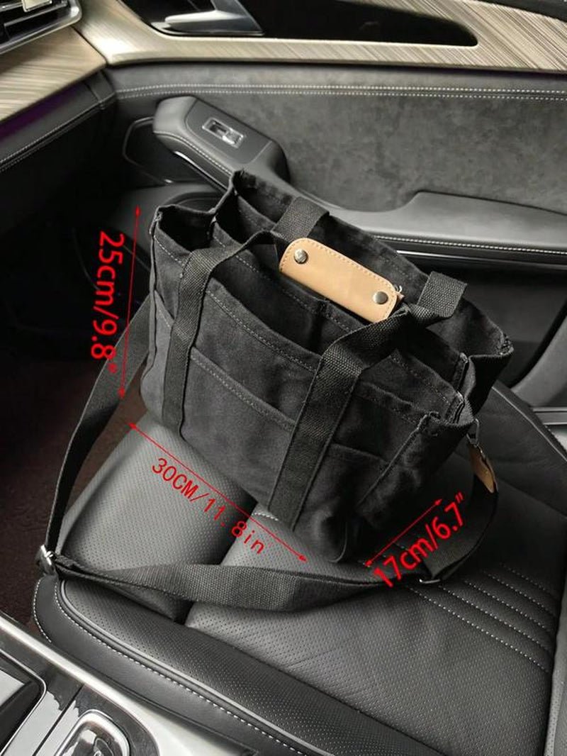 Large Capacity with Removable Bottom Canvas Tote Bag - Sunflower farm life