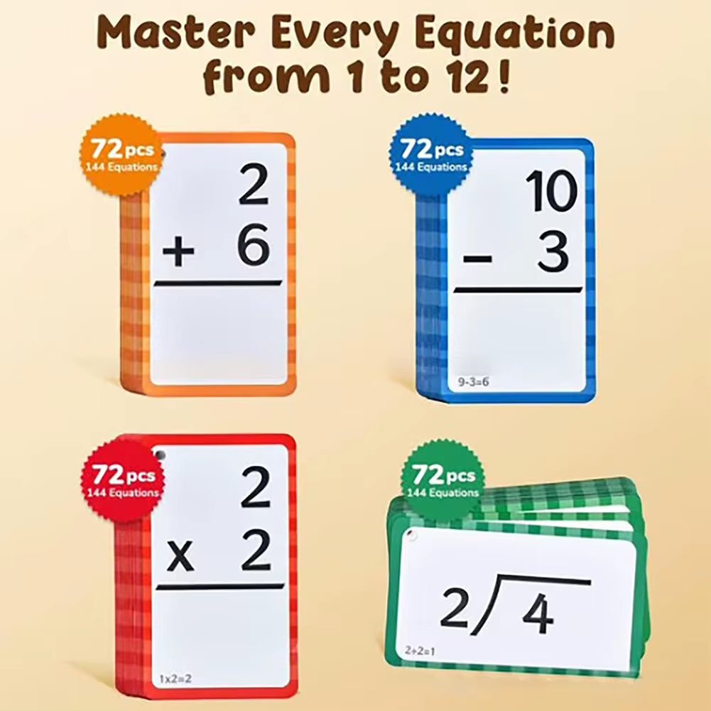 MathMaster™ Fidget Flash Cards – Learn Fast, Focus More, Master Math with Fun! - Sunflower farm life