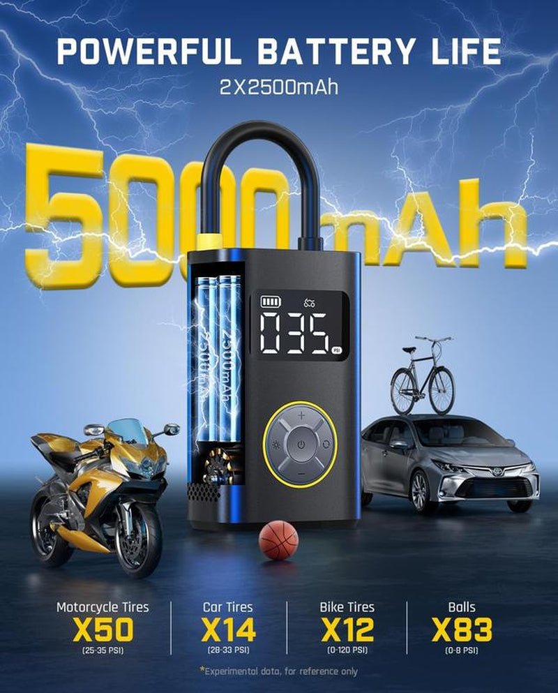 Portable Tire Inflator: Smart ON/OFF Hose Design - Sunflower farm life