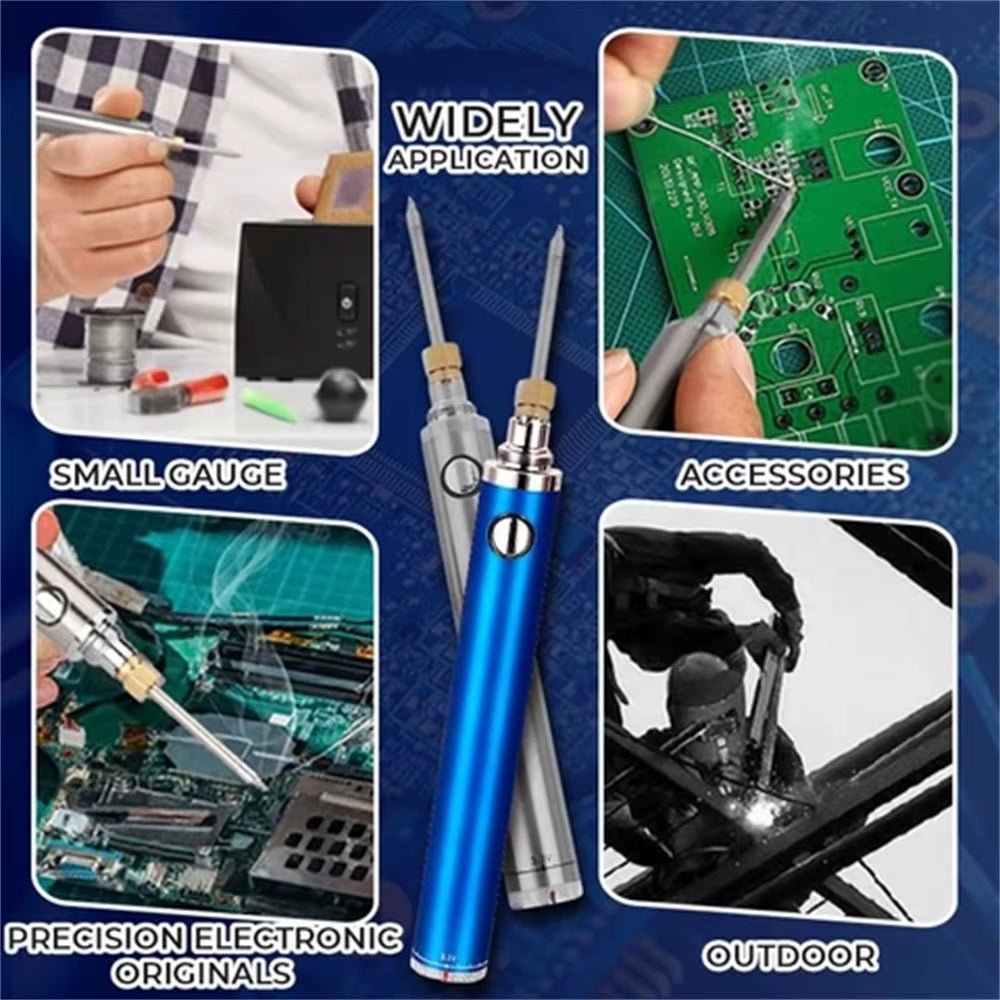 PrecisionPro 510 USB Mini Soldering Iron – Portable, Battery - Powered Tool for Jewelry Repair & Precision Work - Sunflower farm life