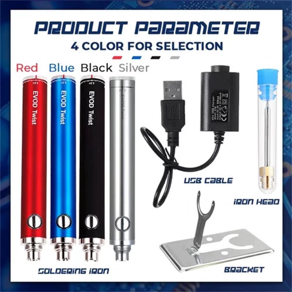 PrecisionPro 510 USB Mini Soldering Iron – Portable, Battery - Powered Tool for Jewelry Repair & Precision Work - Sunflower farm life