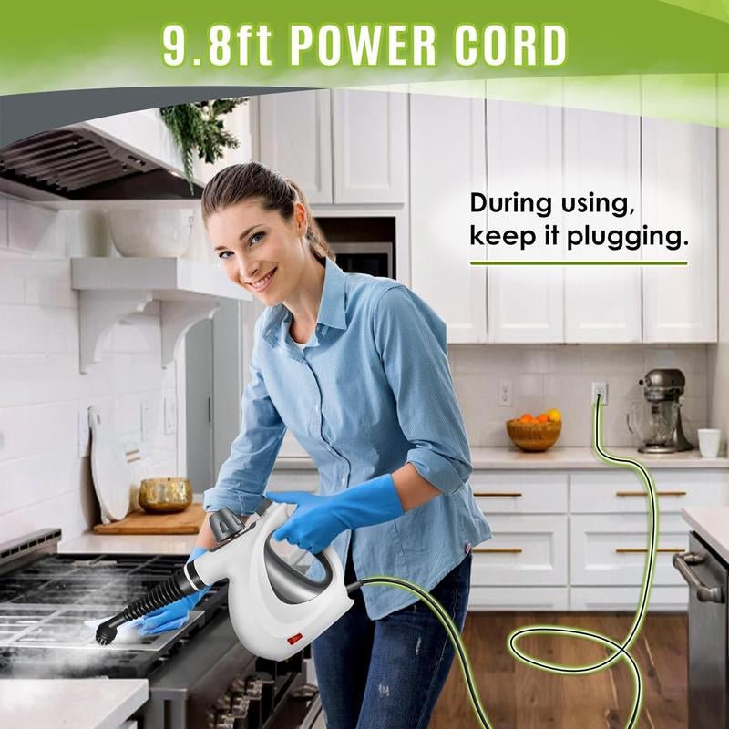Pressurized Handheld Steam Cleaner & Rechargeable Spin Scrubber - Sunflower farm life