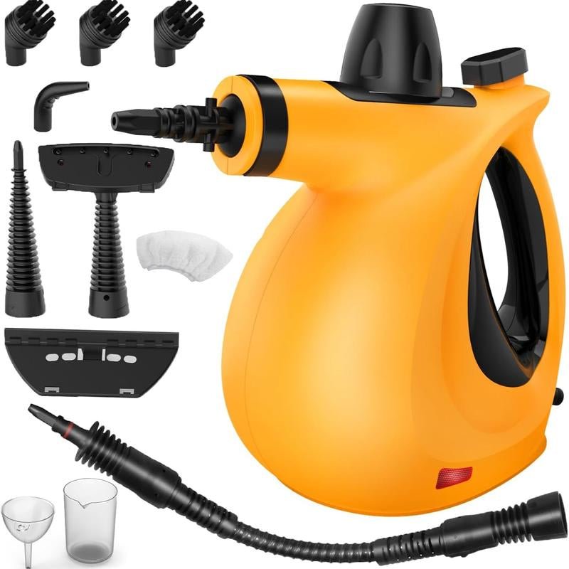 Pressurized Handheld Steam Cleaner & Rechargeable Spin Scrubber - Sunflower farm life