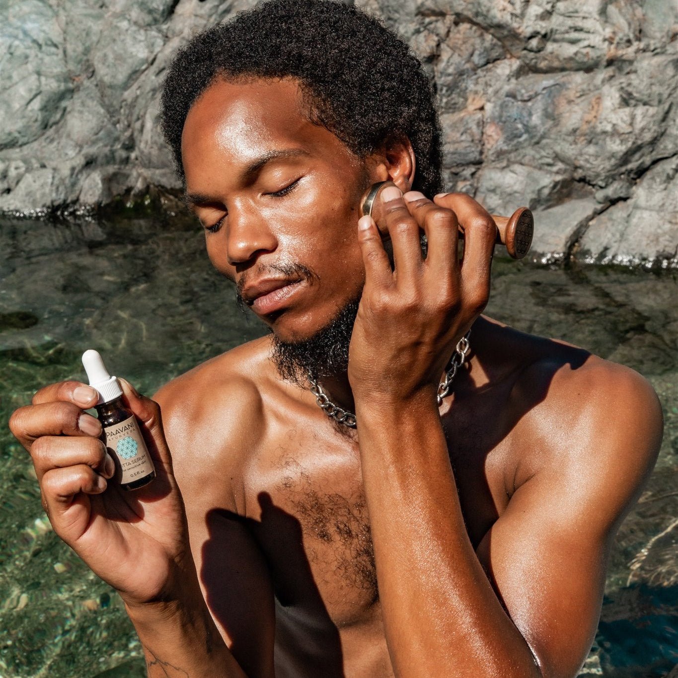 Radiant Skin Ritual | Ayurvedic Kansa Wand Facial Massage Kit - Sunflower farm life