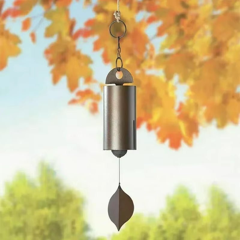 SereniBell Vintage Metal Wind Chimes – Heroic Resonance for Peaceful Outdoor & Home Décor - Sunflower farm life