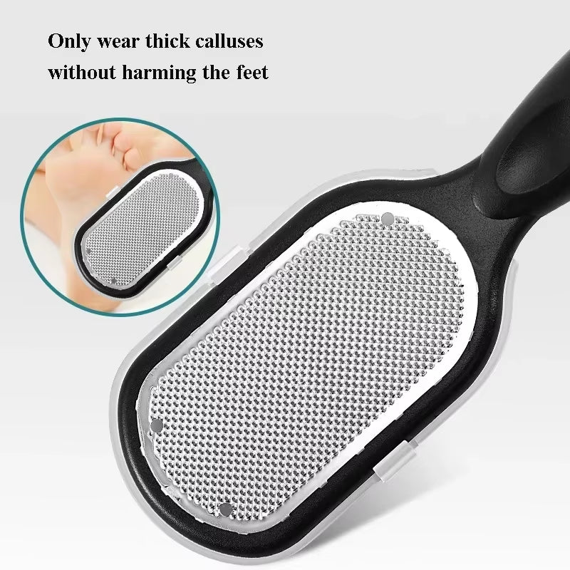 SilkyStep Pro – Double - Sided Stainless Steel Foot File for Callus & Dead Skin Removal - Sunflower farm life