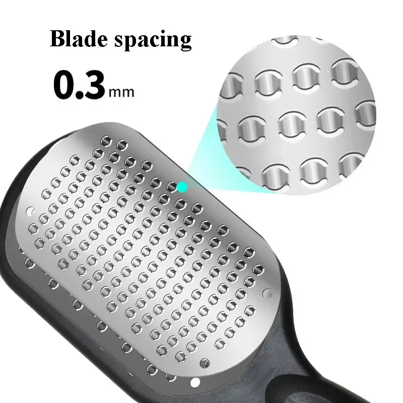 SilkyStep Pro – Double - Sided Stainless Steel Foot File for Callus & Dead Skin Removal - Sunflower farm life