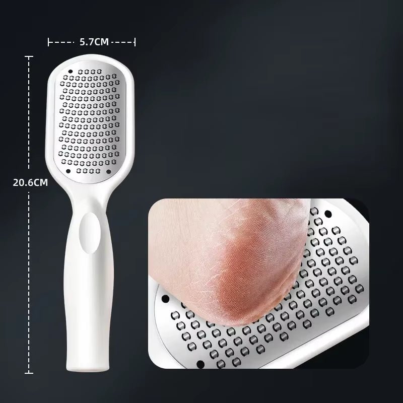 SilkyStep Pro – Double - Sided Stainless Steel Foot File for Callus & Dead Skin Removal - Sunflower farm life