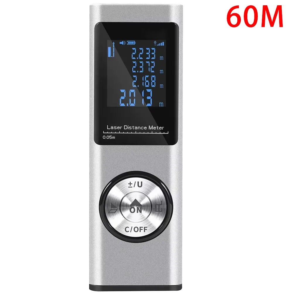 SmartMeasure 40M/60M Mini Laser Distance Meter – USB Rechargeable Handheld Rangefinder for Accurate Measurements - Sunflower farm life