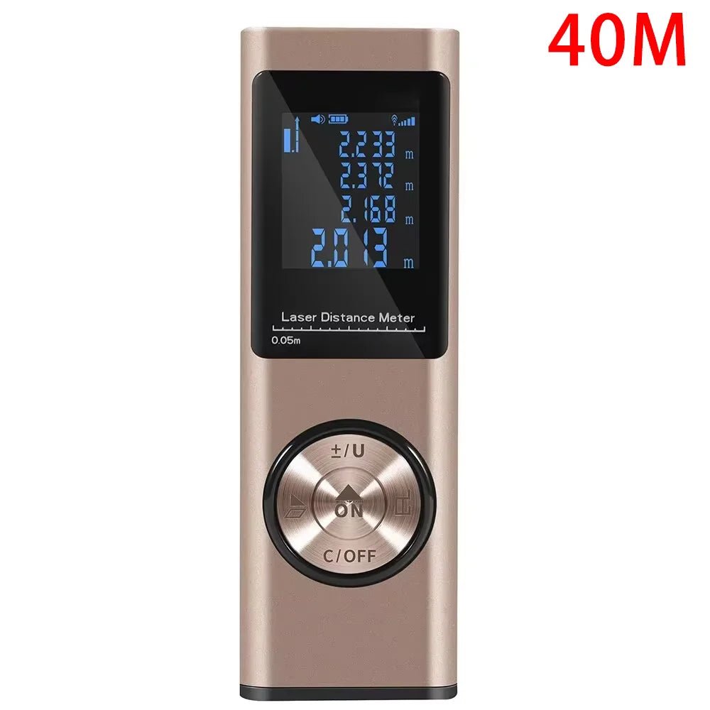 SmartMeasure 40M/60M Mini Laser Distance Meter – USB Rechargeable Handheld Rangefinder for Accurate Measurements - Sunflower farm life