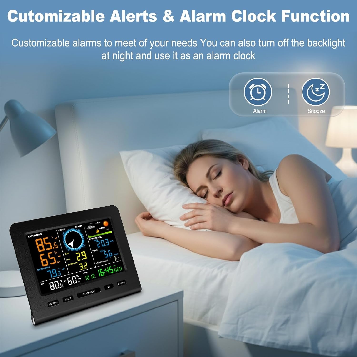 SmartWeather Pro™ – WiFi Wireless Indoor & Outdoor Weather Station with Rain, Wind & Temp Monitoring - Sunflower farm life