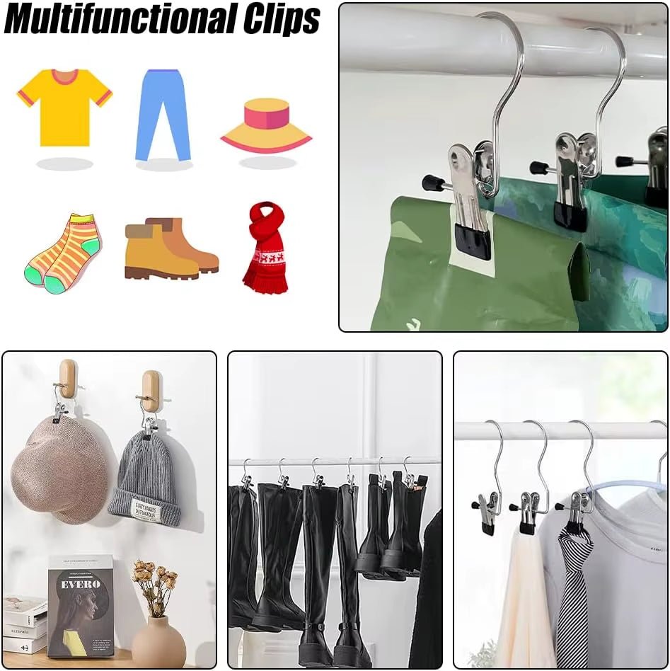 SpaceSaver 360° Rotating Boot Hanger – Portable & Space - Saving Stainless Steel Clip for Closet & Travel - Sunflower farm life