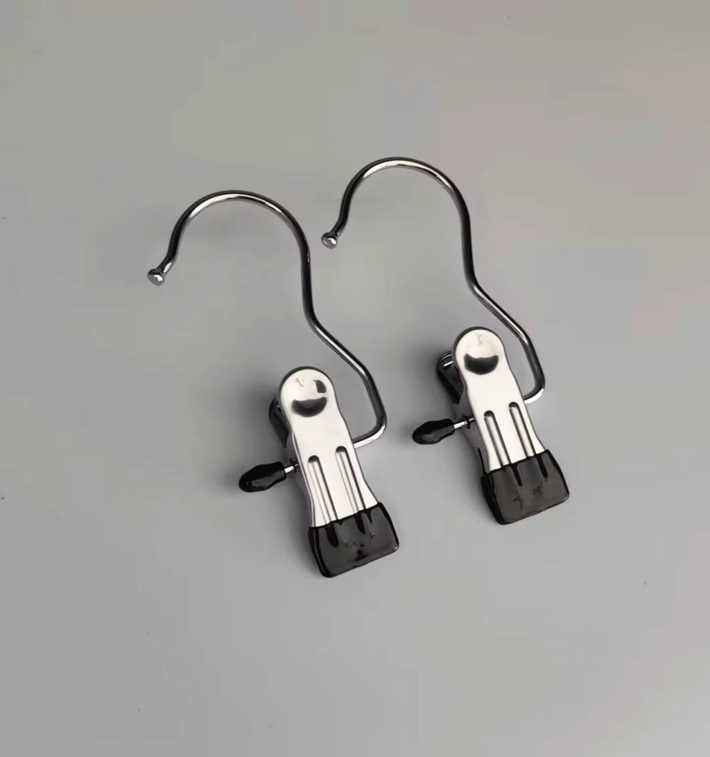 SpaceSaver 360° Rotating Boot Hanger – Portable & Space - Saving Stainless Steel Clip for Closet & Travel - Sunflower farm life