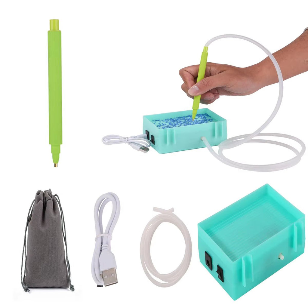 SparklePro Electric Diamond Painting Pen – Long - Lasting Vacuum Tool for Precision Crafting - Sunflower farm life