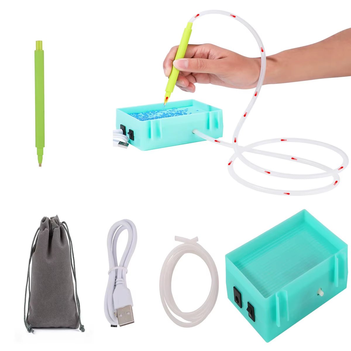 SparklePro Electric Diamond Painting Pen – Long - Lasting Vacuum Tool for Precision Crafting - Sunflower farm life