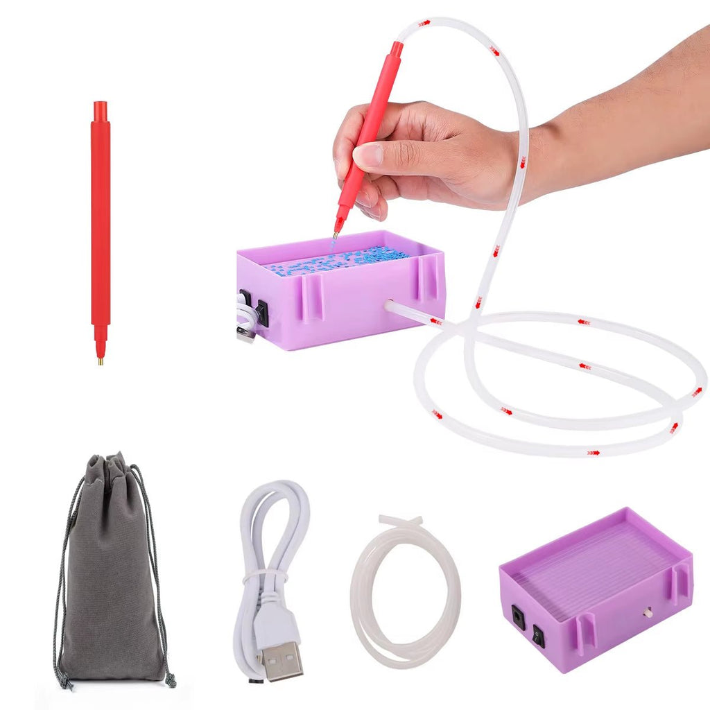 SparklePro Electric Diamond Painting Pen – Long - Lasting Vacuum Tool for Precision Crafting - Sunflower farm life