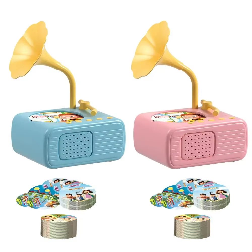 StoryTunes Junior – Children’s Phonograph Music & Story Player with 96 Learning Cards - Sunflower farm life