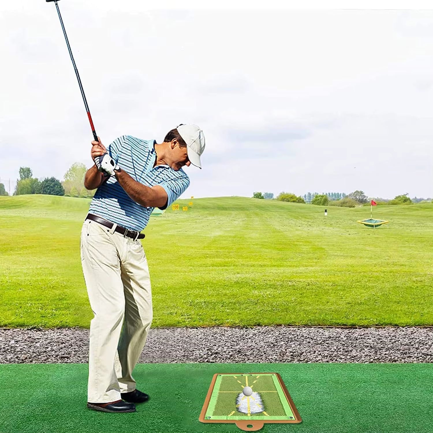 SwingPerfect Golf Training Mat – Portable Swing Detection & Impact Tracing Aid for Better Golf Shots - Sunflower farm life