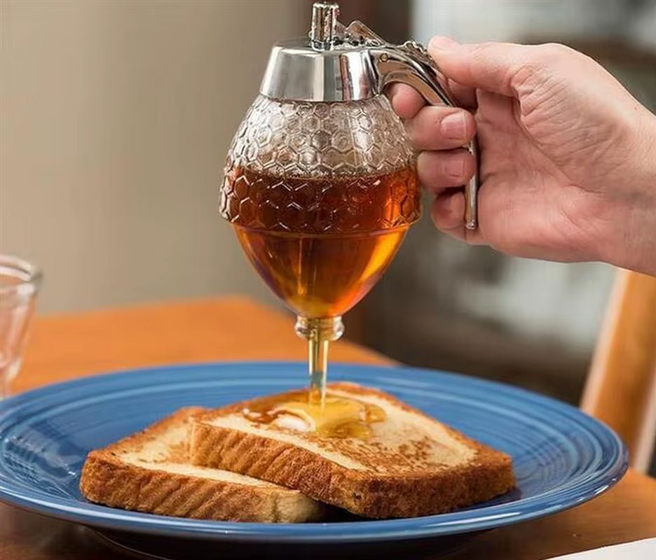 The Perfect Honey Dispenser - 200ml Plastic Pot for Easy Home Use - Sunflower farm life