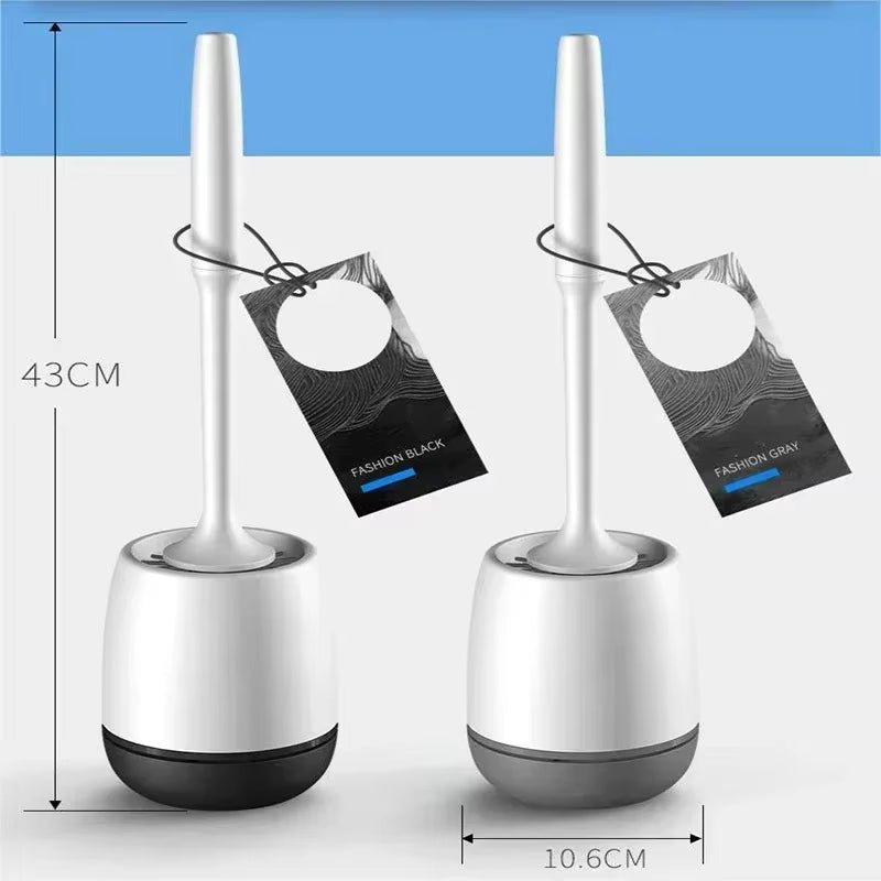 TPR Silicone Head Toilet Brush Wall Mounted Cleaning Brush Long Handle Toilet Brush Bathroom Accessories Sets Tools - Sunflower farm life